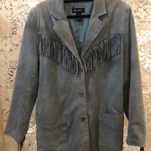 denim & co leather jacket